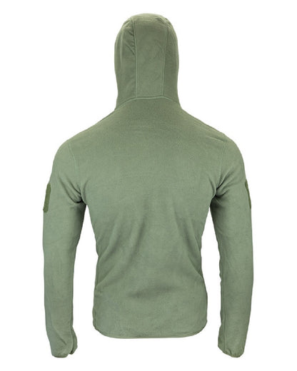 Green Coloured Viper Fleece Hoodie on white background 