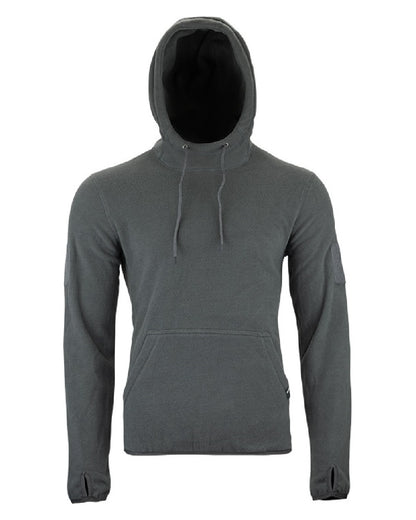 Titanium Coloured Viper Fleece Hoodie on white background 