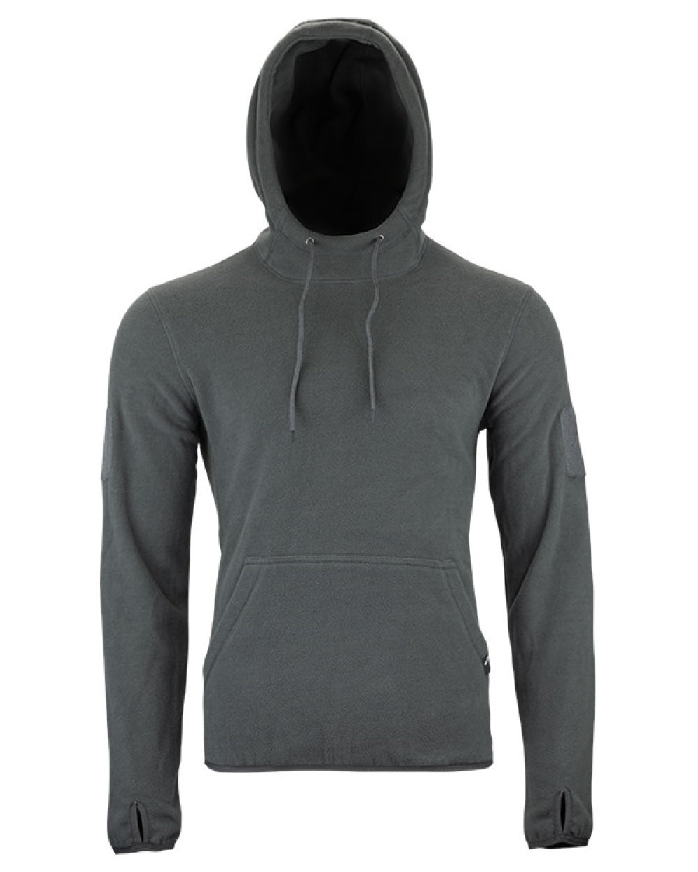 Titanium Coloured Viper Fleece Hoodie on white background 