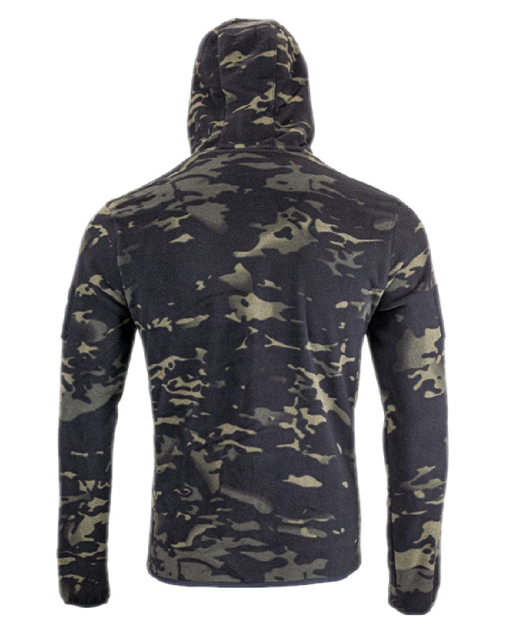 VCAM Black Coloured Viper Fleece Hoodie on white background 