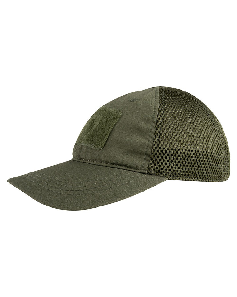 Green Coloured Viper Flexi-Fit Baseball Cap on white background 