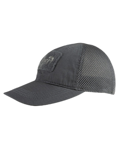 Titanium Coloured Viper Flexi-Fit Baseball Cap on white background 