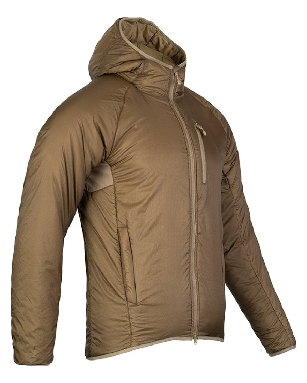 Dark Coyote Coloured Viper Frontier Jacket on white background 