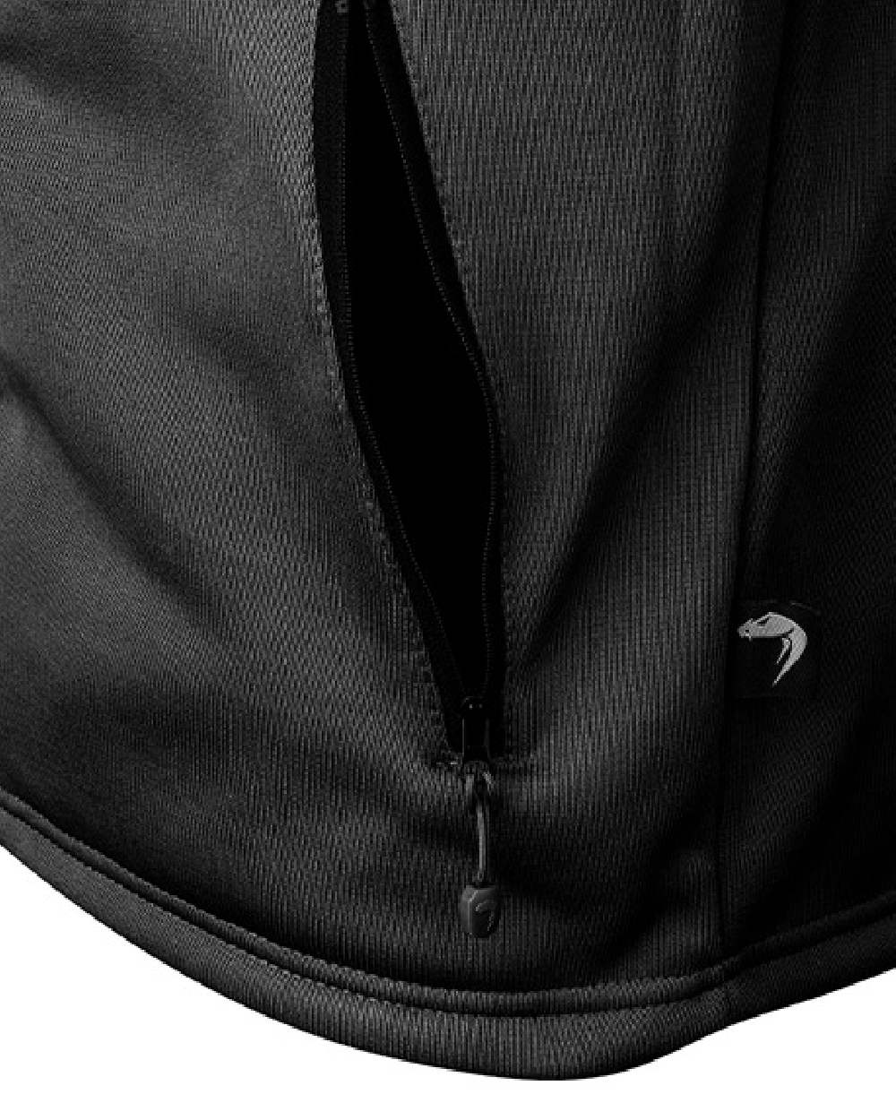 Black Coloured Viper Gen 2 Special Ops Fleece Jacket on white background 