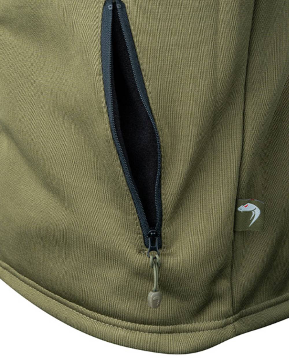 Green Coloured Viper Gen 2 Special Ops Fleece Jacket on white background 