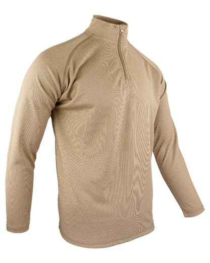 Coyote Coloured Viper Mesh-Tech Armour Top on white background 