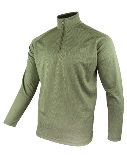 Green Coloured Viper Mesh-Tech Armour Top on white background 