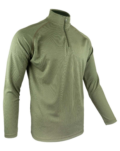 Green Coloured Viper Mesh-Tech Armour Top on white background 