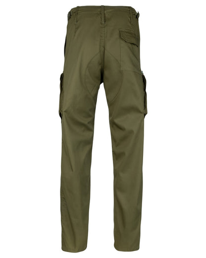 Green Coloured Viper PCS Trousers on white background 