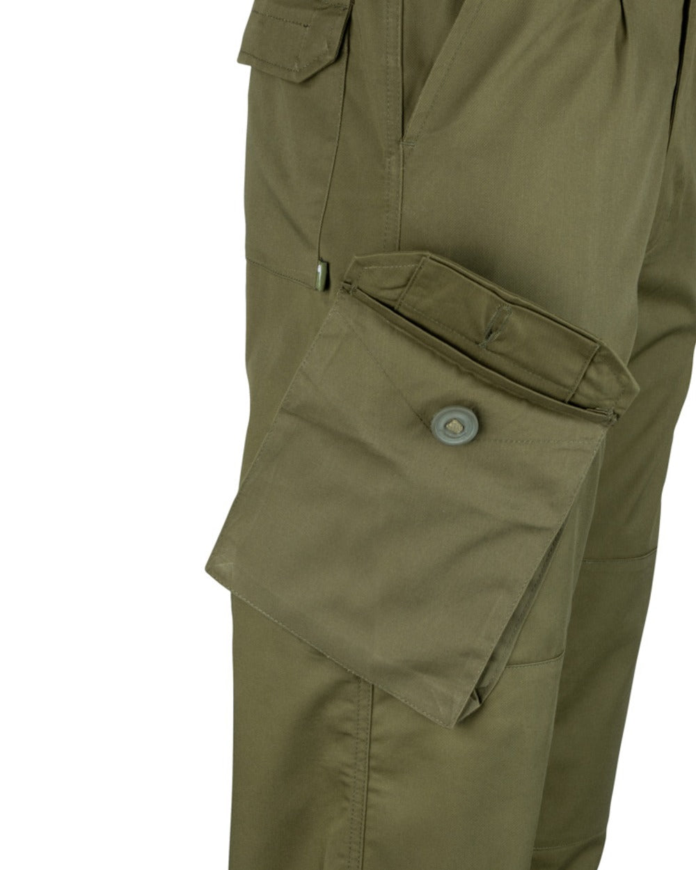 Green Coloured Viper PCS Trousers on white background 