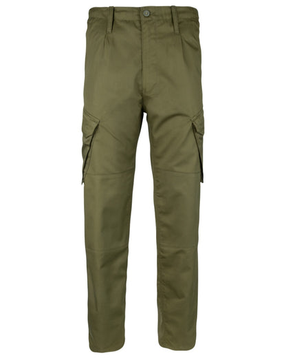 Green Coloured Viper PCS Trousers on white background 