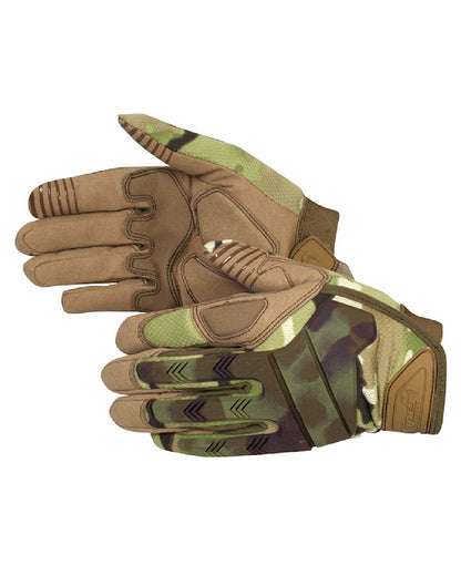 VCAM Coloured Viper Recon Gloves on white background 