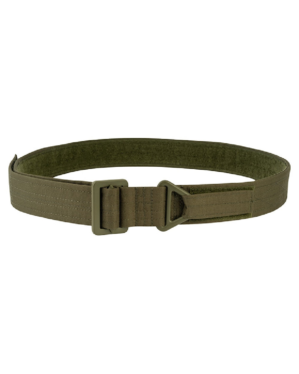 Green Coloured Viper Rigger Belt on white background 