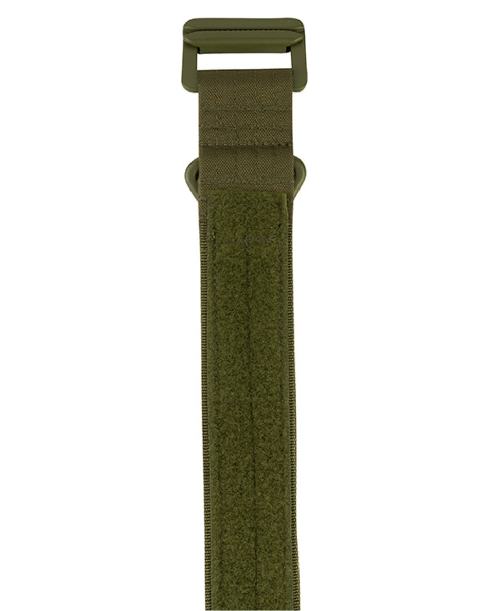 Green Coloured Viper Rigger Belt on white background 