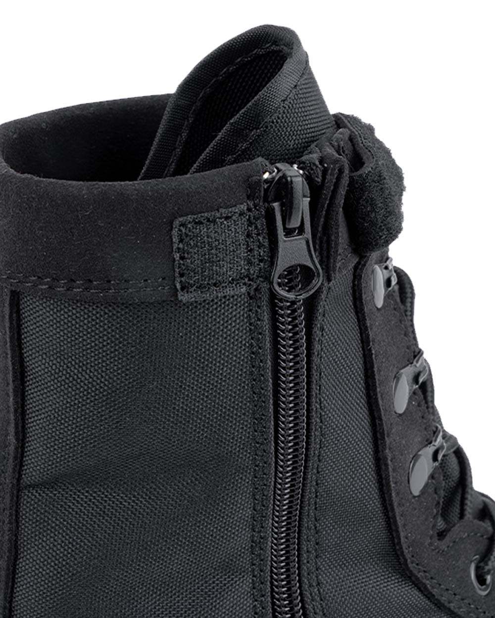 Black Coloured Viper Sneaker Boots on white background 