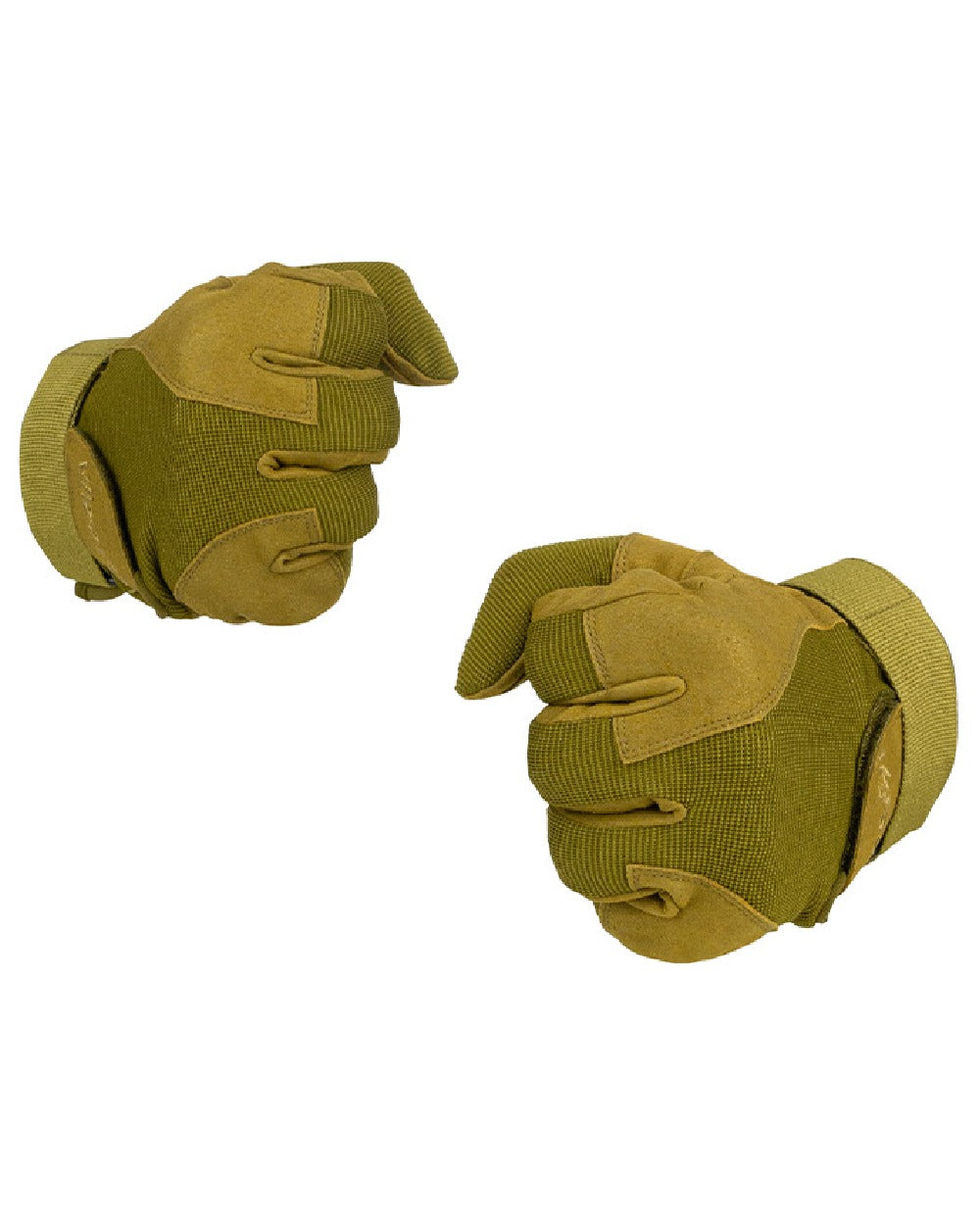 Green Coloured Viper Special Ops Gloves on white background 