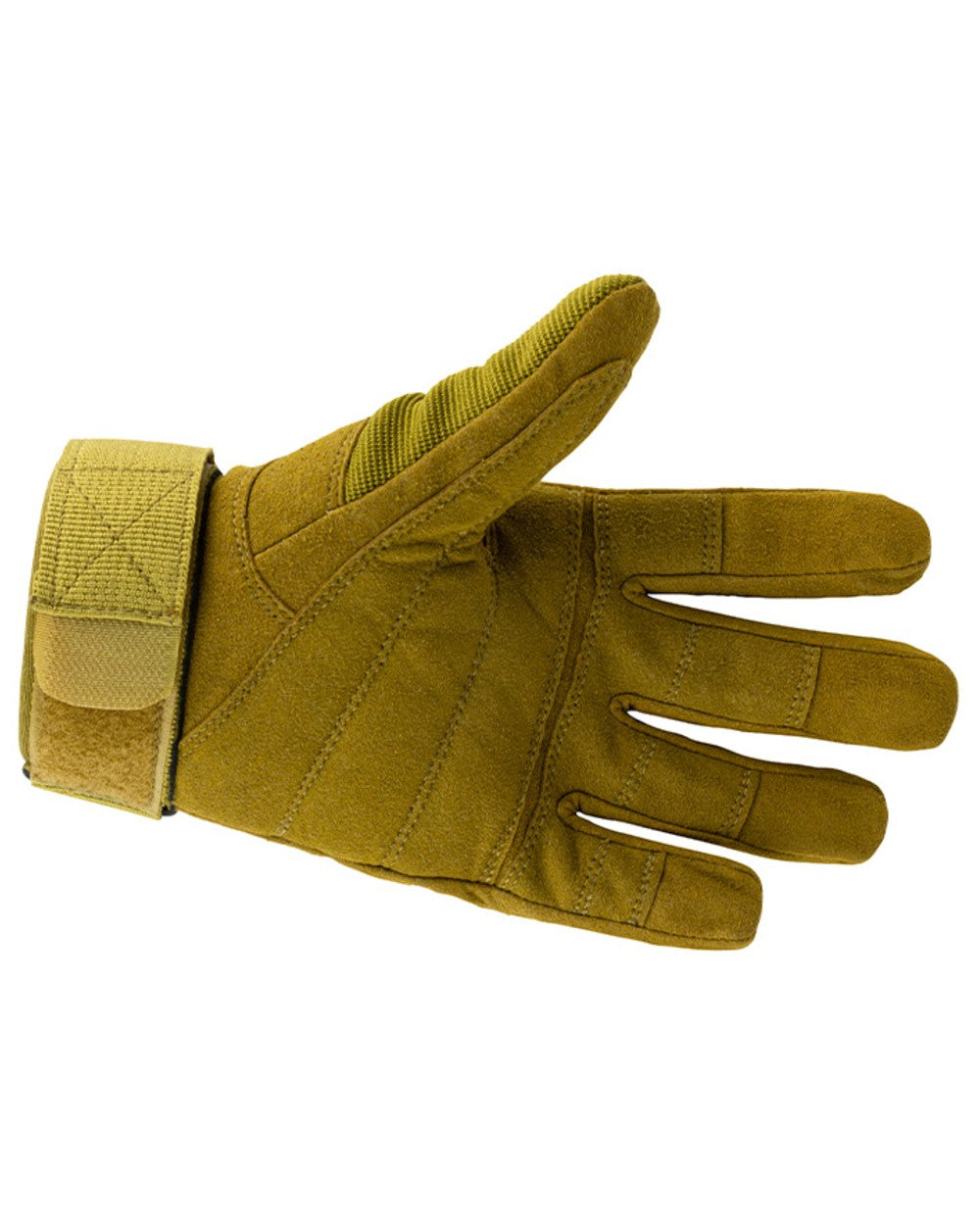 Green Coloured Viper Special Ops Gloves on white background 