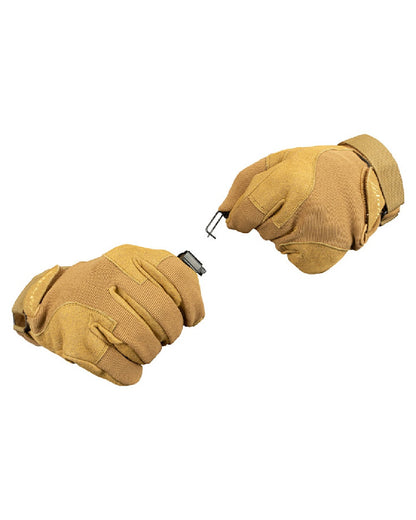 Coyote Coloured Viper Special Ops Gloves on white background 