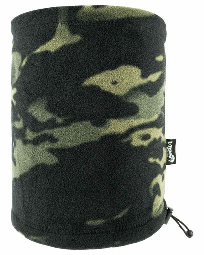 VCAM Black Coloured Viper Tactical Neck Gaiter on white background 