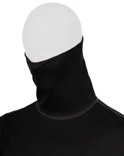 Black Coloured Viper Tactical Roll Neck Top on white background 