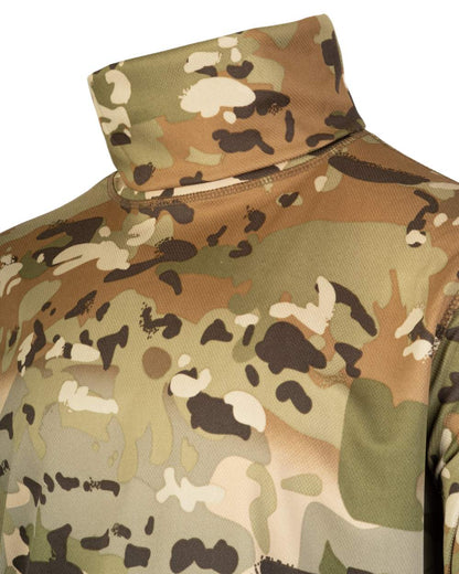 VCAM Coloured Viper Tactical Roll Neck Top on white background 