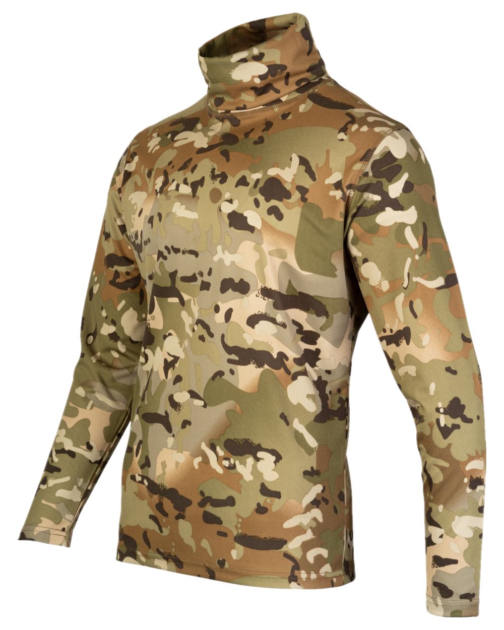 VCAM Coloured Viper Tactical Roll Neck Top on white background 