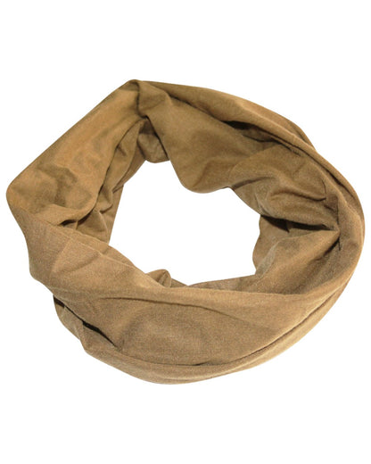 Coyote Coloured Viper Tactical Snood on white background 