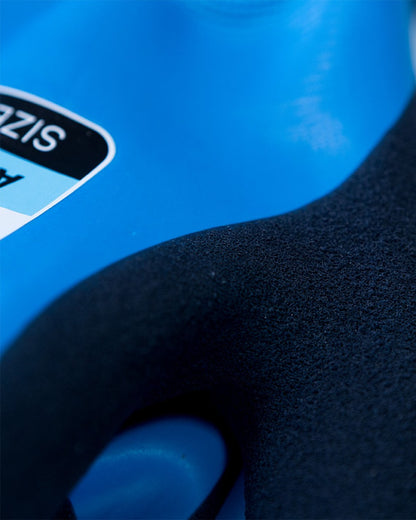 Blue Black coloured Xpert Core Aquaflex Waterproof Fully Coated Gloves on white background 