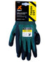 Green Black coloured Xpert Core Toughcut Level C Cut Resistant Dexterous Gloves on white background 