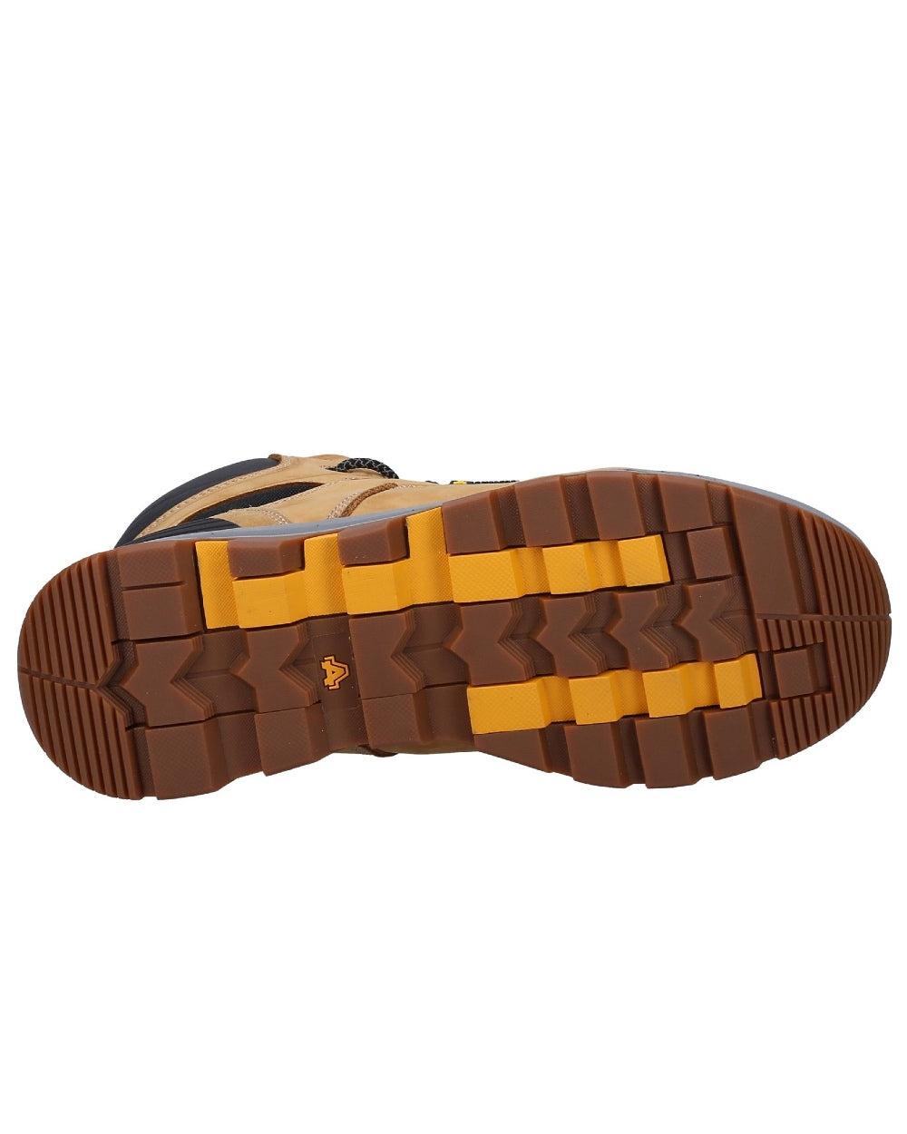 Honey coloured Amblers Safety Mens AS261 Safety Boots on a white background 