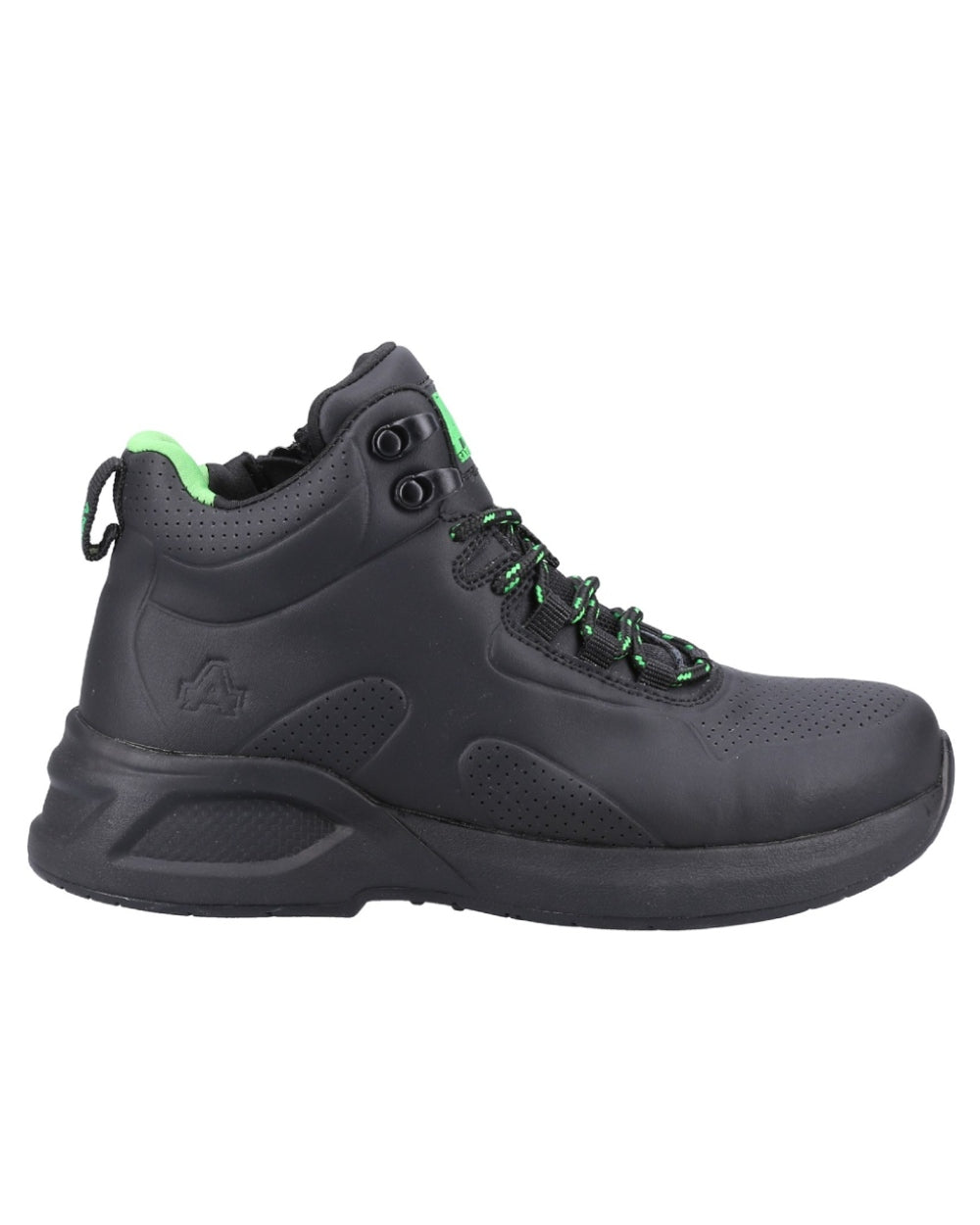Black coloured Amblers Safety AS611 Willow Safety Boots on a white background