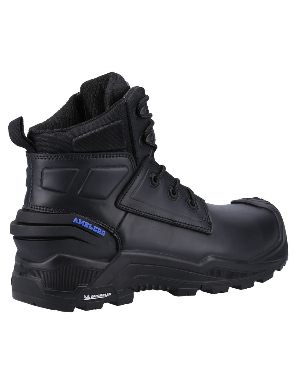 Coloured Black Amblers Safety 980C Crusader Safety Boots on a white background
