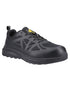 Black Coloured Amblers Safety AS721C Hurdle S1PL Safety Trainers on White Background
