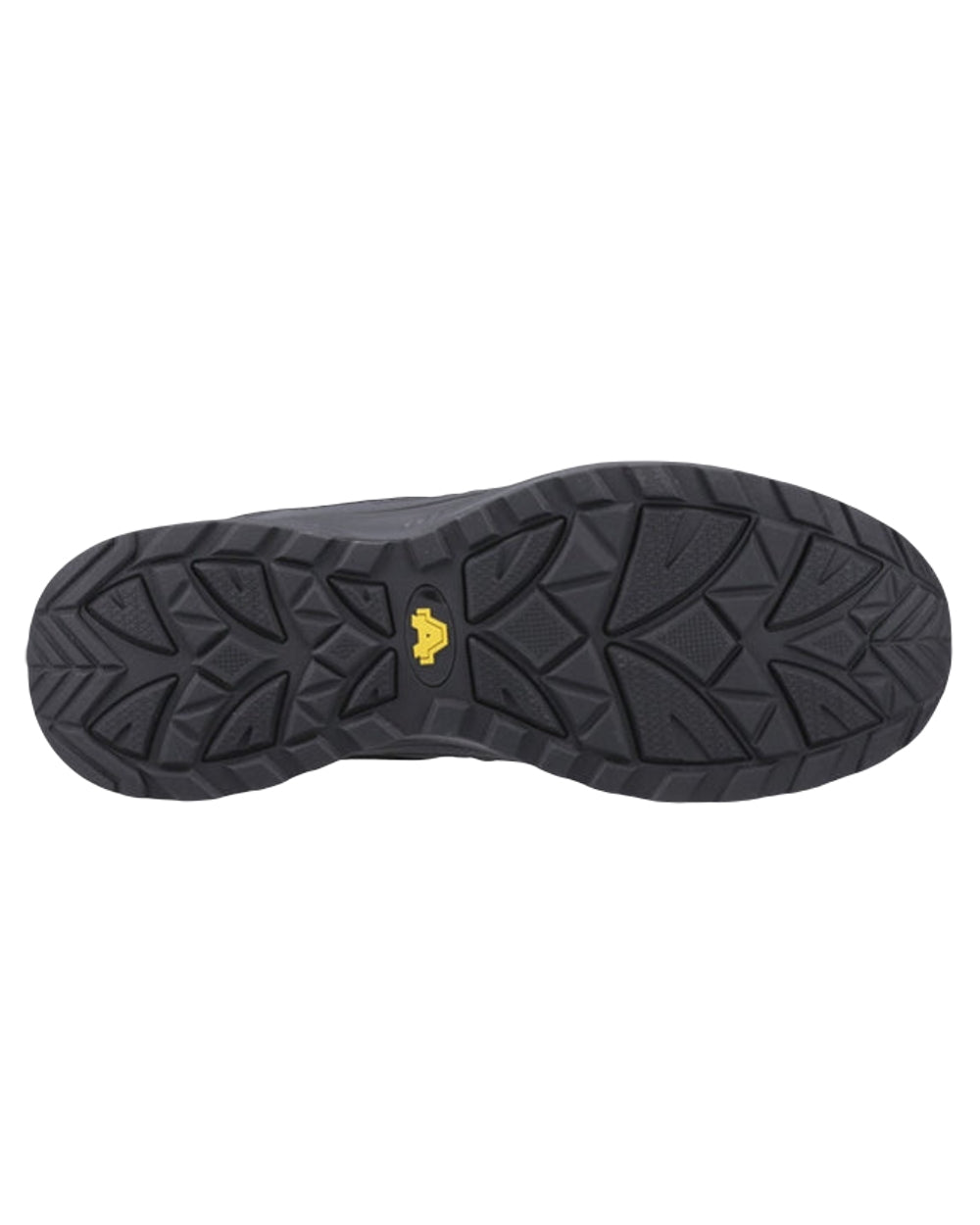 Black Coloured Amblers Safety AS721C Hurdle S1PL Safety Trainers on White Background
