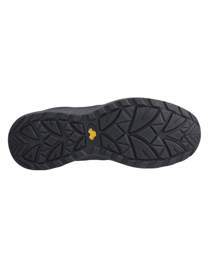 Black Coloured Amblers Safety AS722C Relay S1PL SR Safety Hikers on White Background
