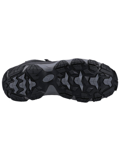 Black coloured Amblers Safety AS801 Rockingham Waterproof Safety Hiker Boots on white background 