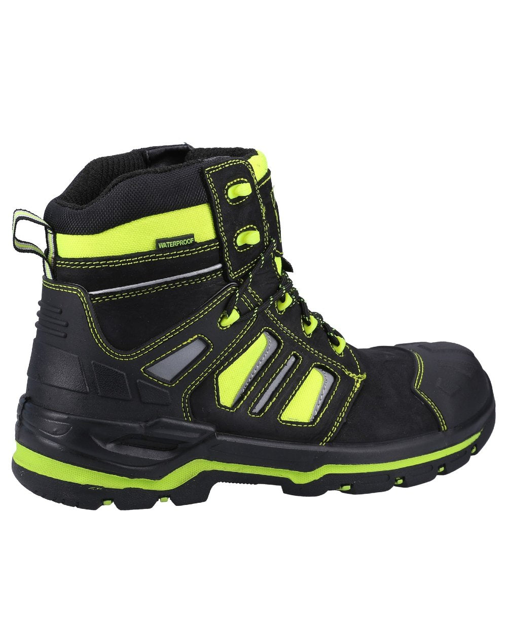 Yellow Coloured Amblers Safety Mens AS971C Radiant Safety Boots on a white background 