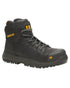 Black Coloured Caterpillar Crossrail 2.0 Safety Boots on White Background
