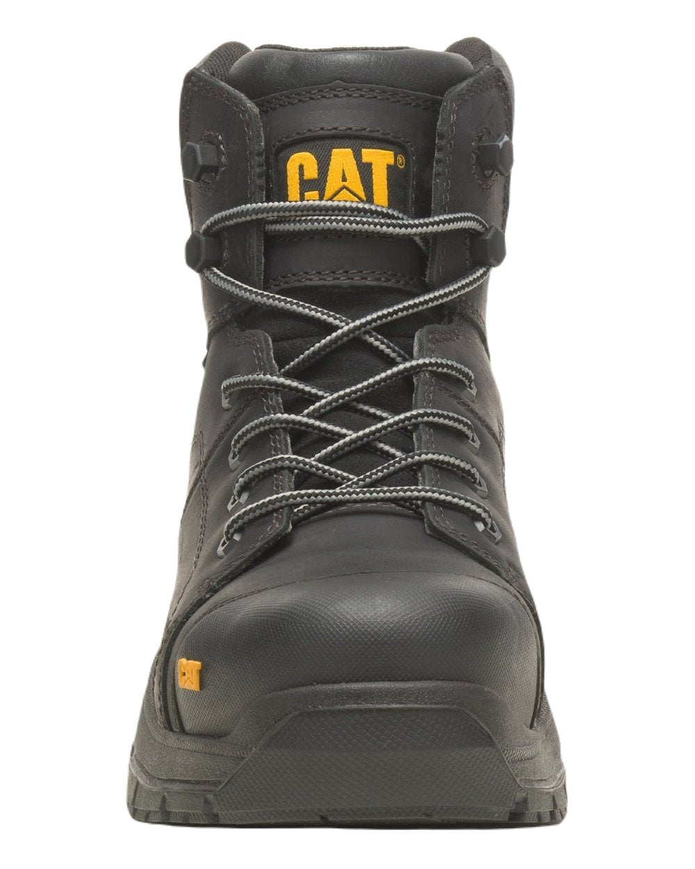 Black Coloured Caterpillar Crossrail 2.0 Safety Boots on White Background
