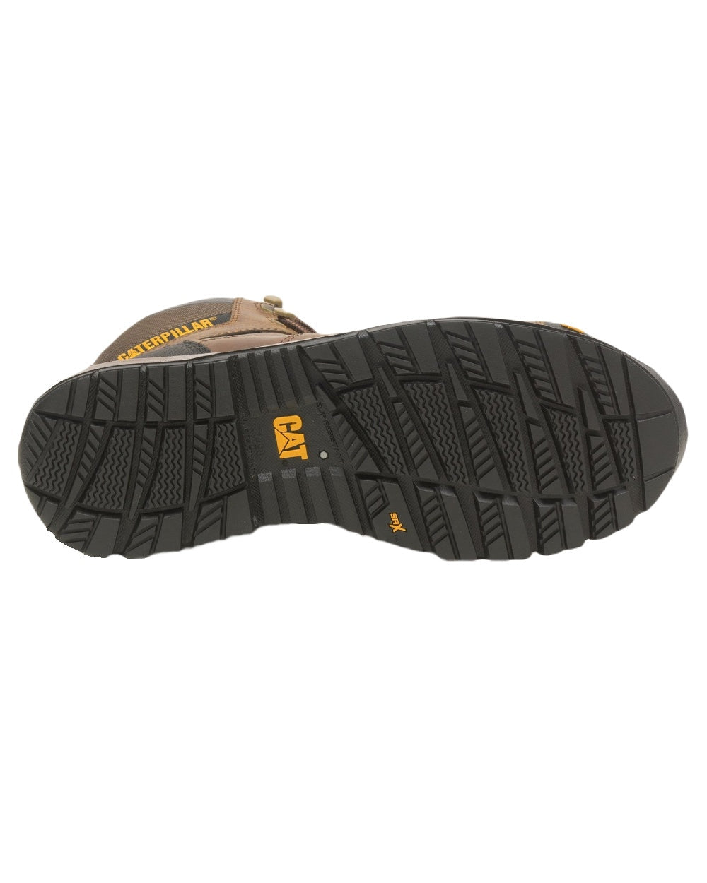 Pyramid Coloured Caterpillar Crossrail 2.0 Safety Boots on White Background
