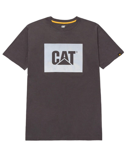 Magnet Coloured Caterpillar Mens Graphic Tee on White Background
