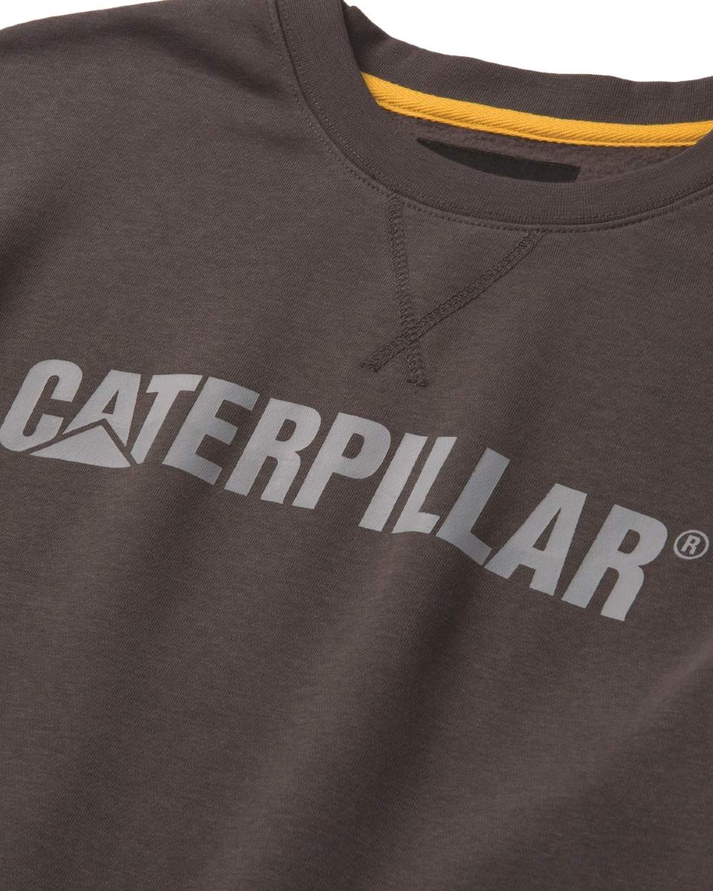 Magnet Coloured Caterpillar Mens Midweight Crewneck Sweatshirt on White Background
