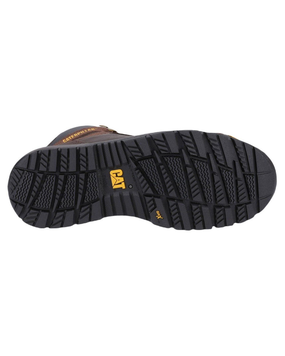 Brown Coloured Caterpillar Pneumatic 2.0 Safety Boots on White Background
