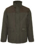 Olive Coloured Champion Lewis Diamond Quilted Jacket On A White Background 