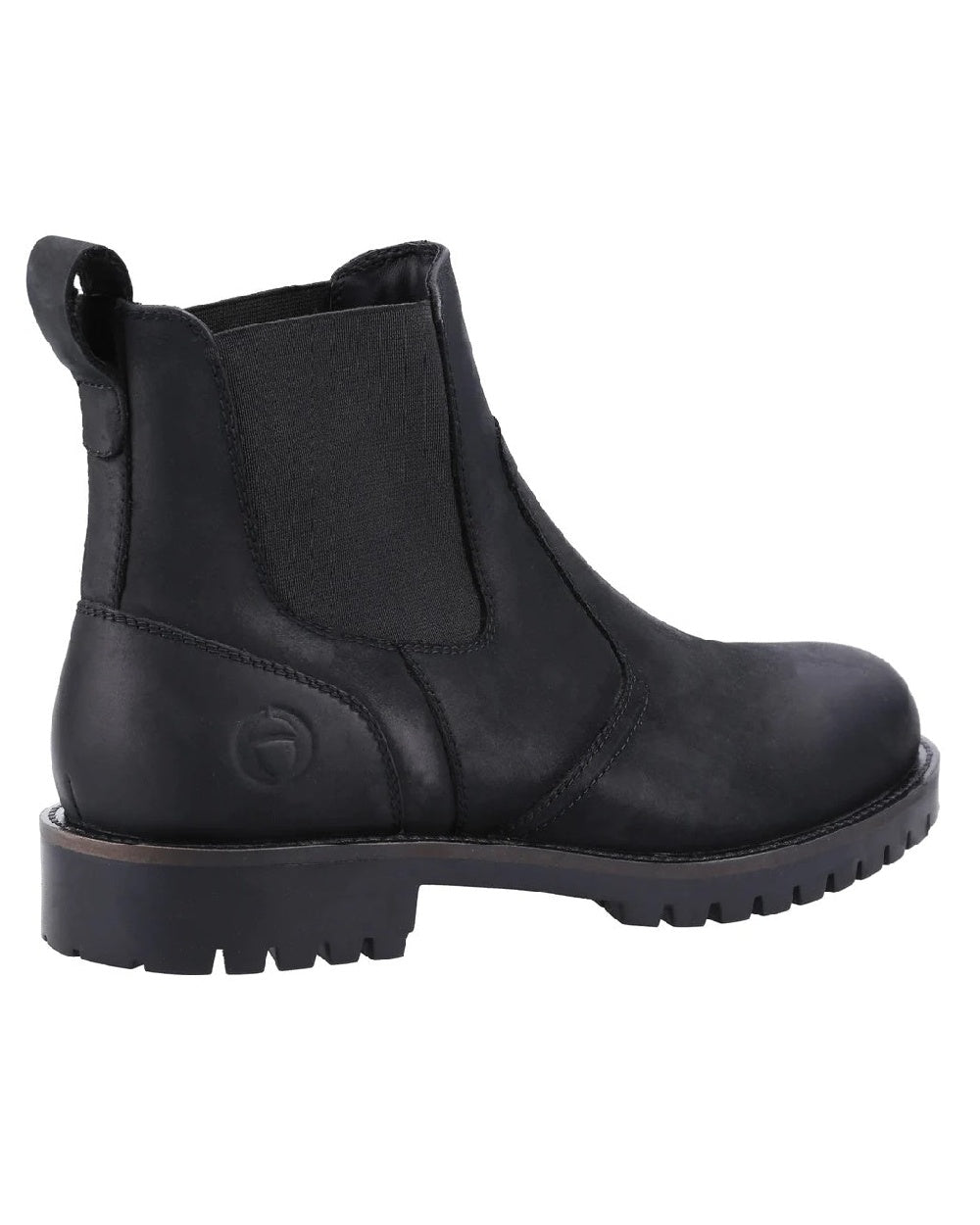 Black coloured Cotswold Bodicote Chelsea Boots on white background