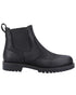 Black coloured Cotswold Bodicote Chelsea Boots on white background 