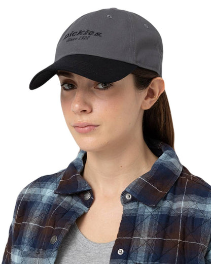 Graphite Coloured Dickies Everyday Twill Cotton Cap on a White Background
