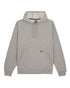 Heather Grey Coloured Dickies Mens Everyday Fleece Hoodie on White Background
