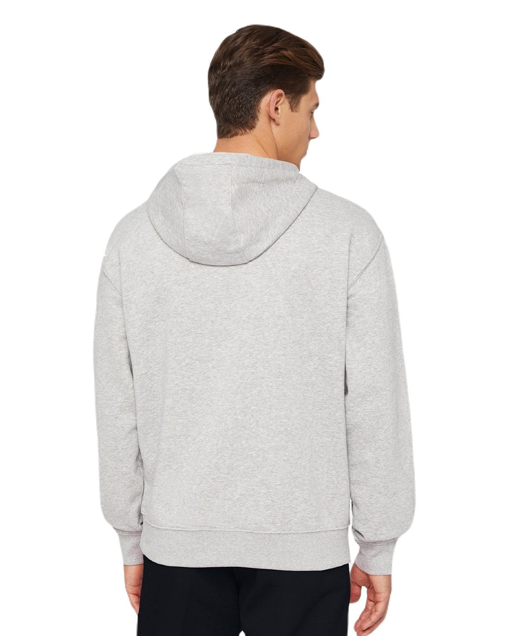 Heather Grey Coloured Dickies Mens Everyday Fleece Hoodie on White Background
