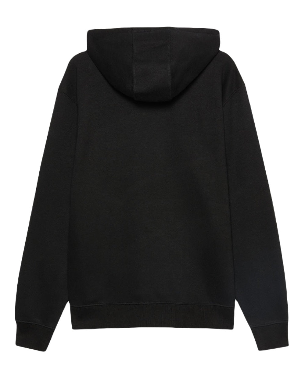 Black Coloured Dickies Mens Everyday Full Zip Fleece Hoodie on White Background
